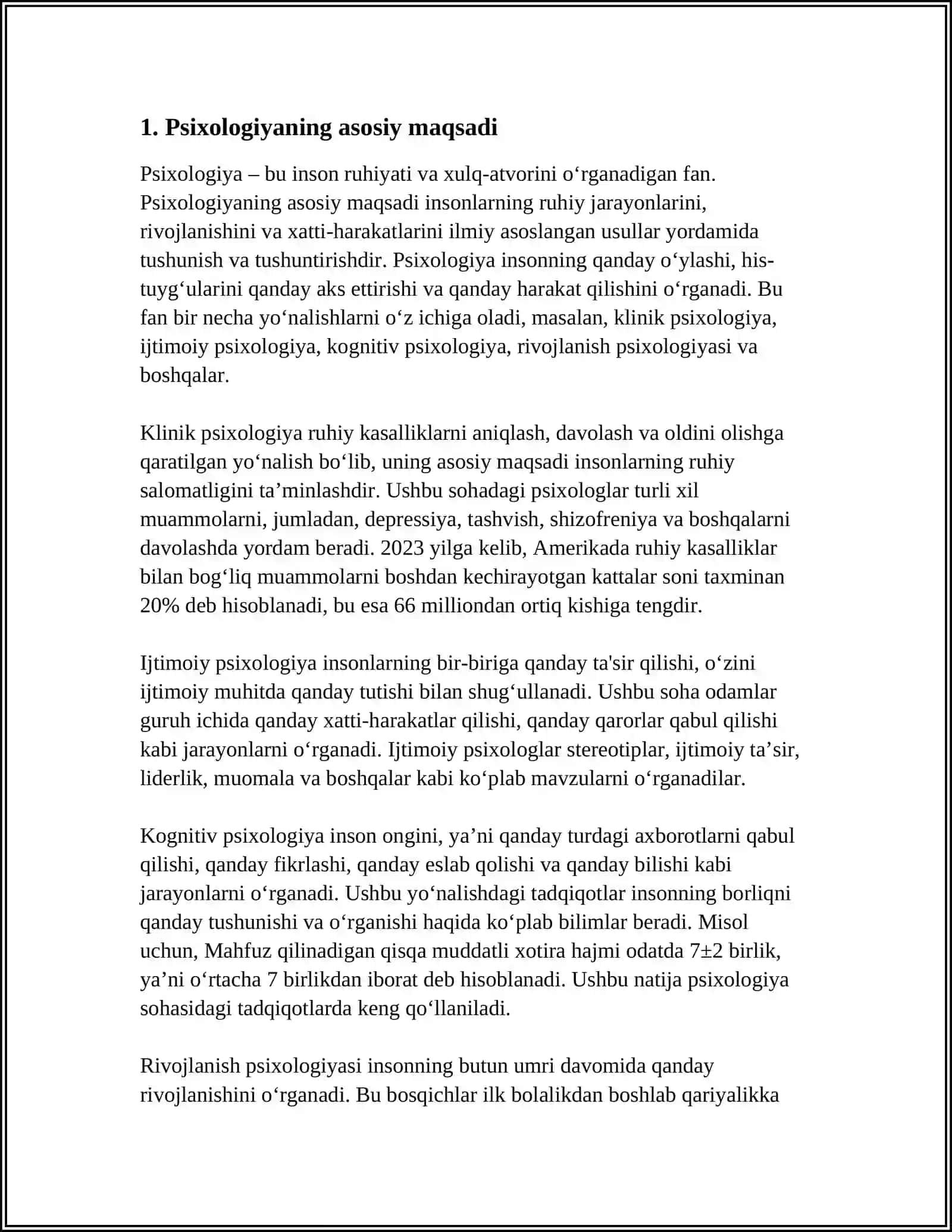 PSIXALOGIYANI FANING MAQSAD VA VAZIFALARI ONG HAQIDA TUSHUNCHA 3