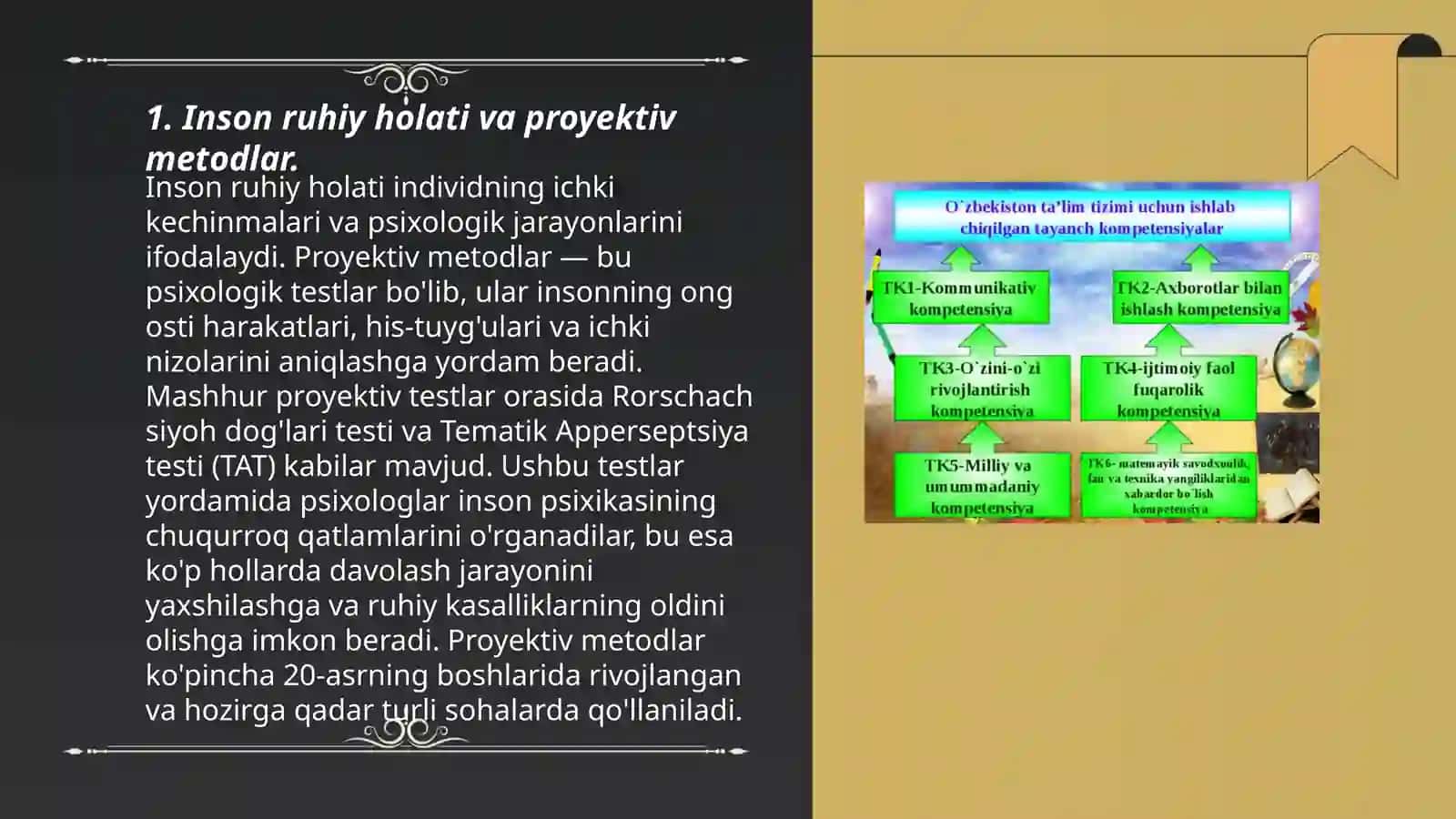 Inson ruhiy holatini o'rganishda proyektiv metodlarning oʻrni 3