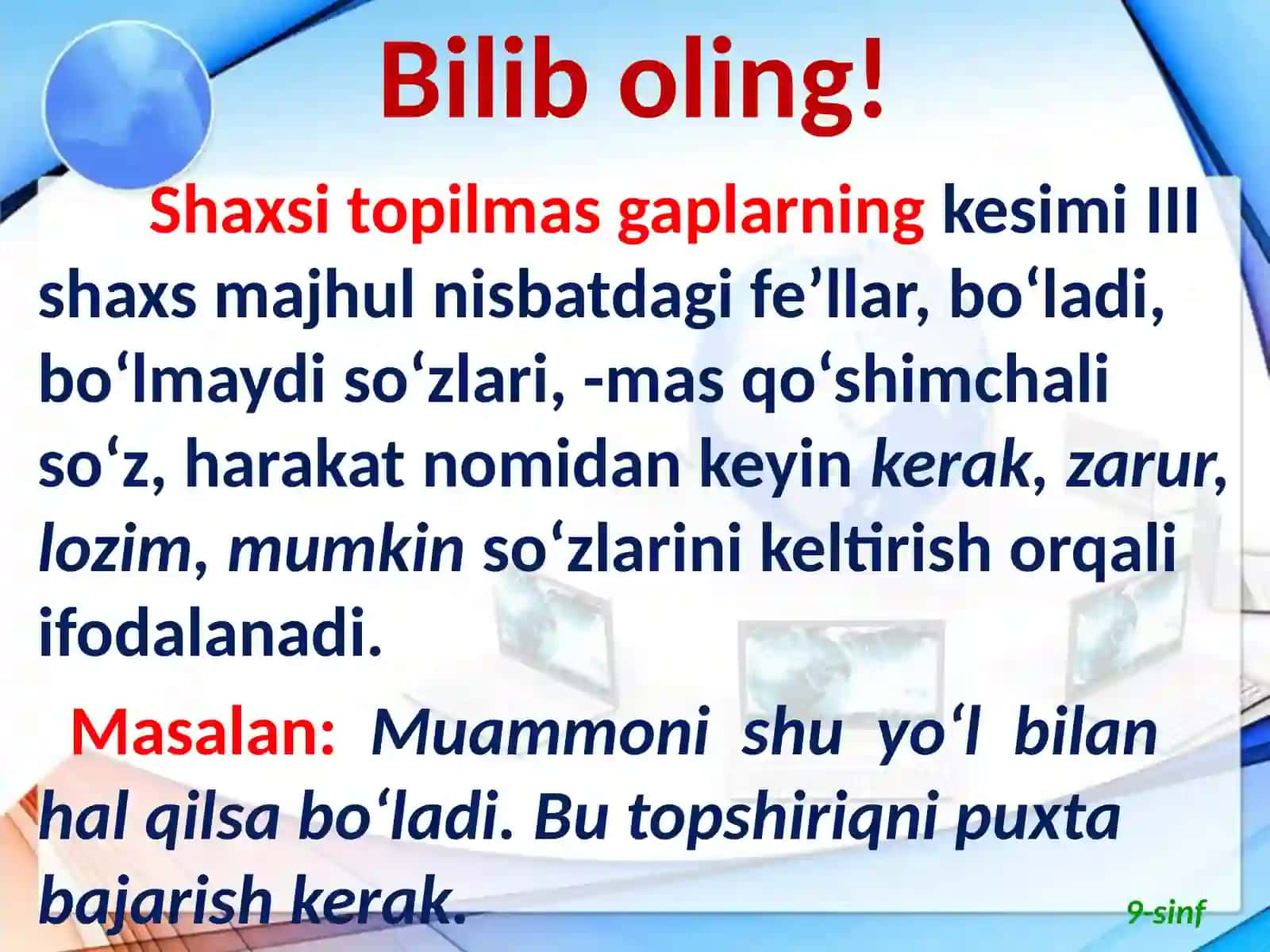 Shaxsi gaplar 3