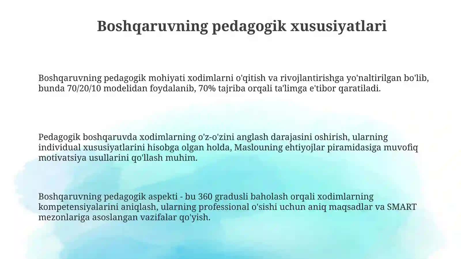 Boshqaruvning pedagogik-psixologik xususiyatlari 3