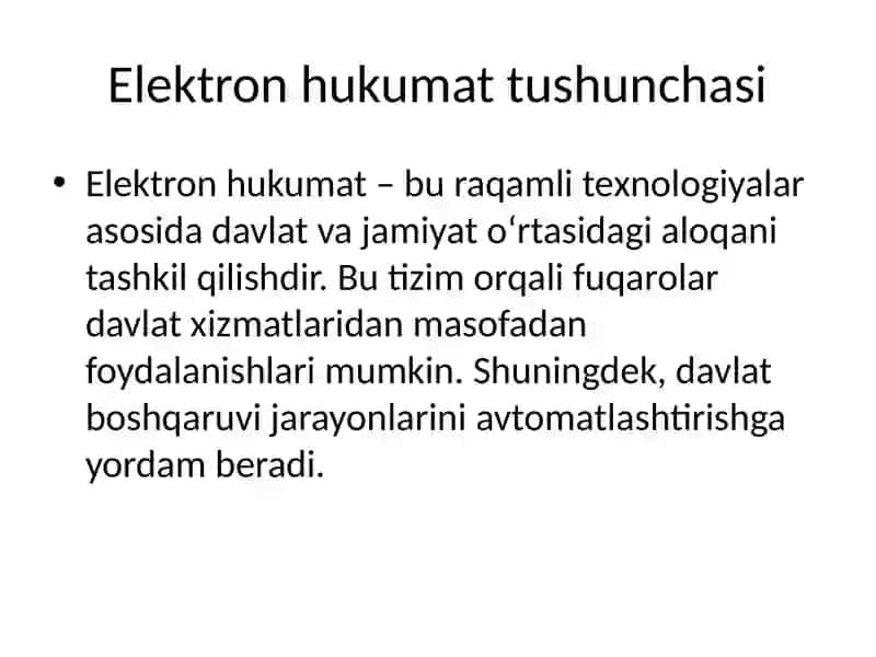 Elektron Hukumat Tizimi Arxitekturasi 3