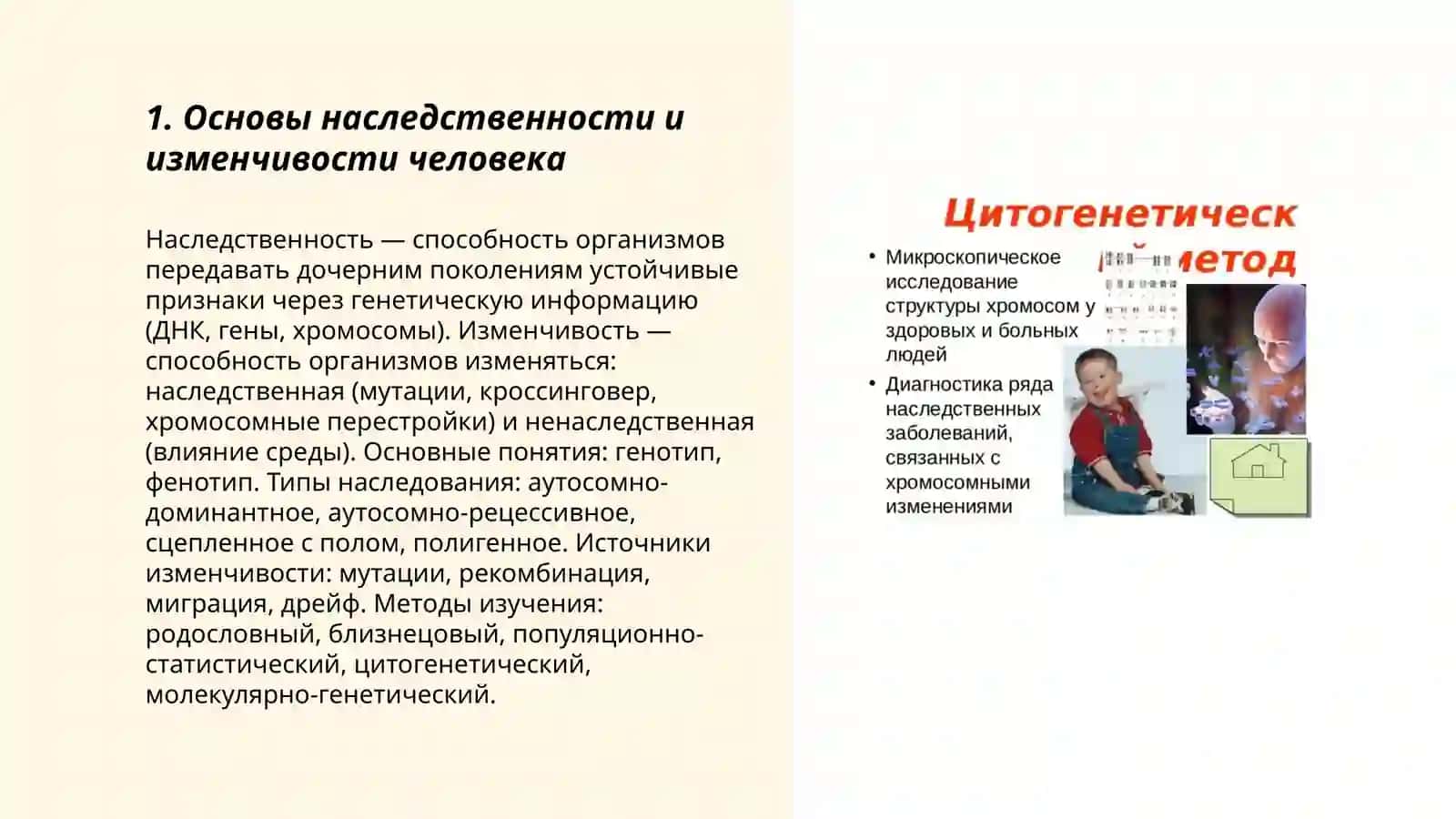Генетика человека и ёё методы изучения 3