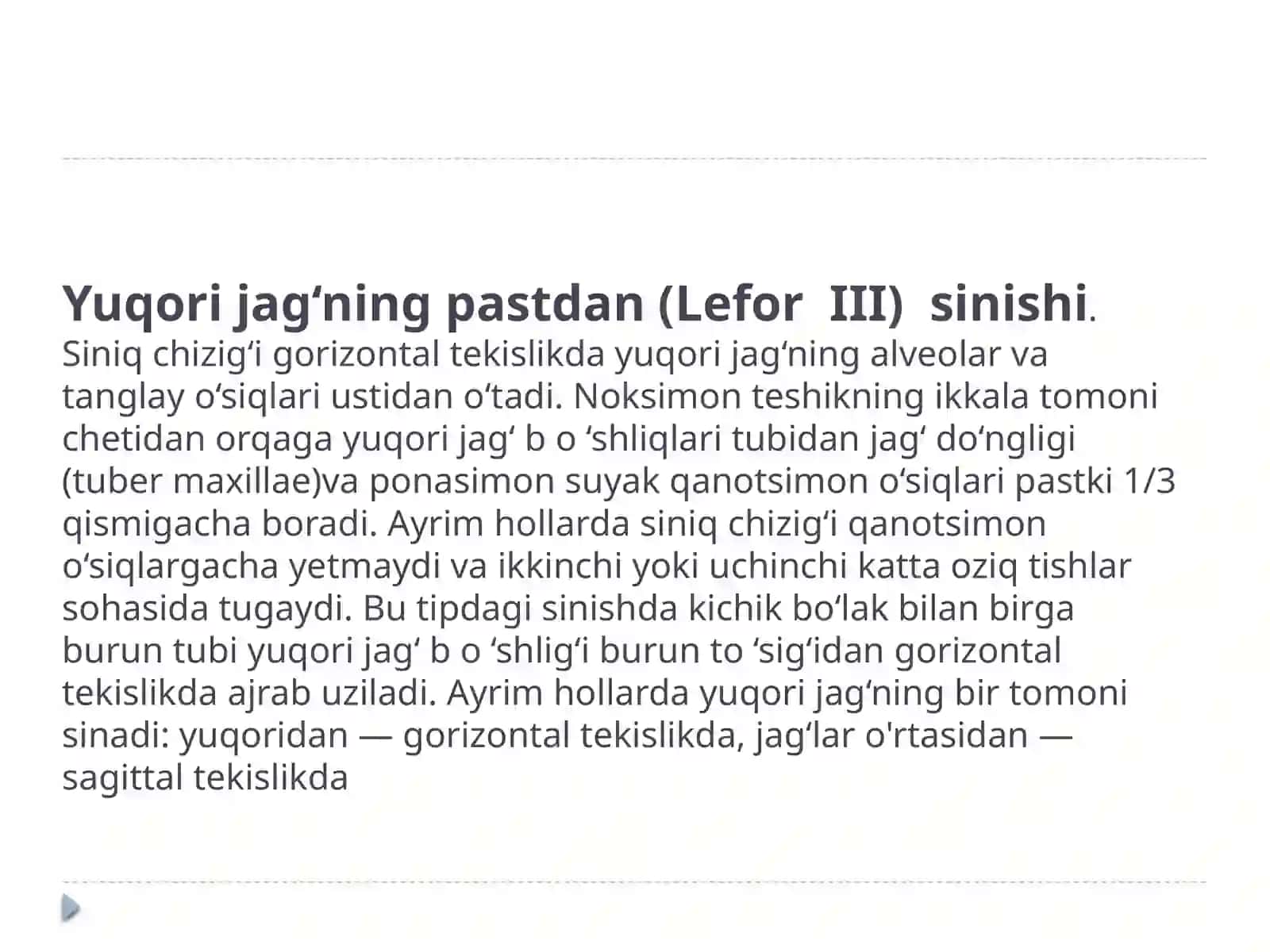 Yuqori jagʻ sinishi va davolanishi 3