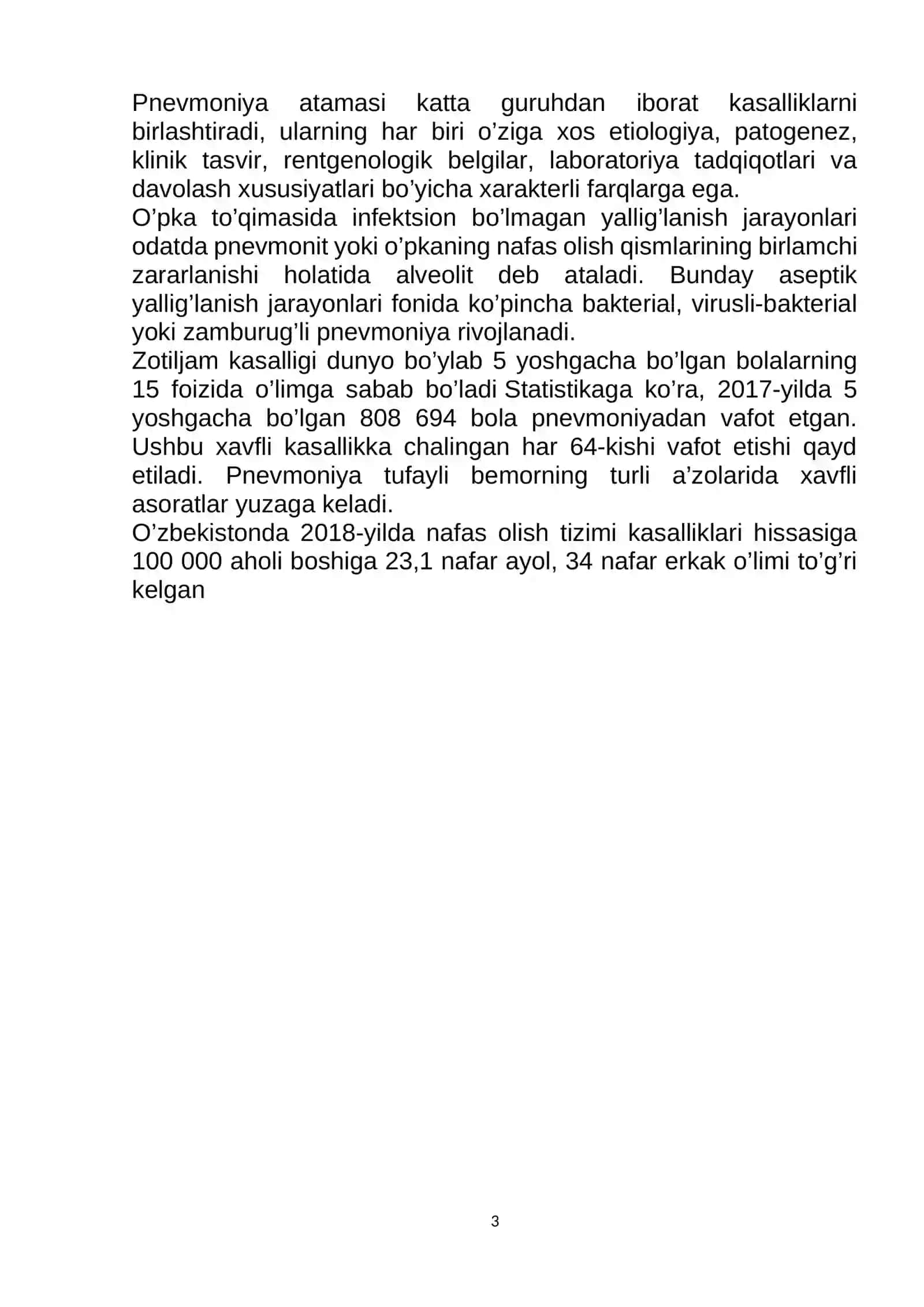 Pnevmoniya haqida tushuncha 3