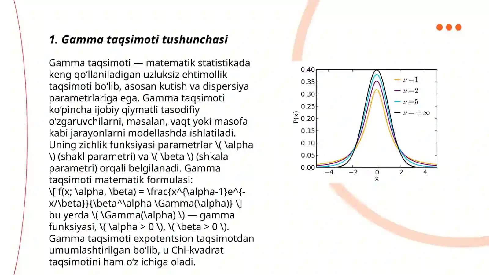 Gamma taqsimoti 3