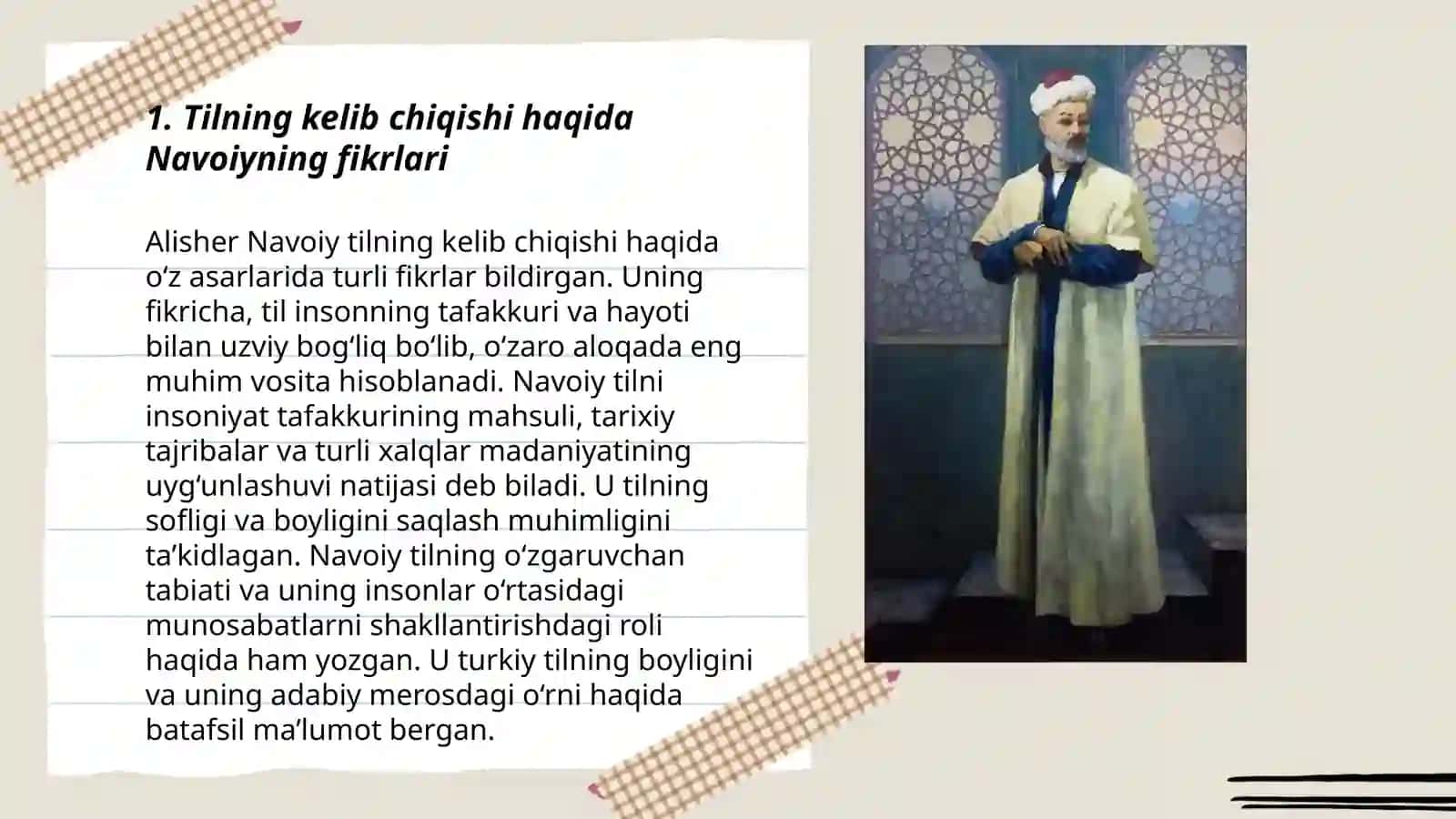 Navoiyning lingvistik qarashlari 3