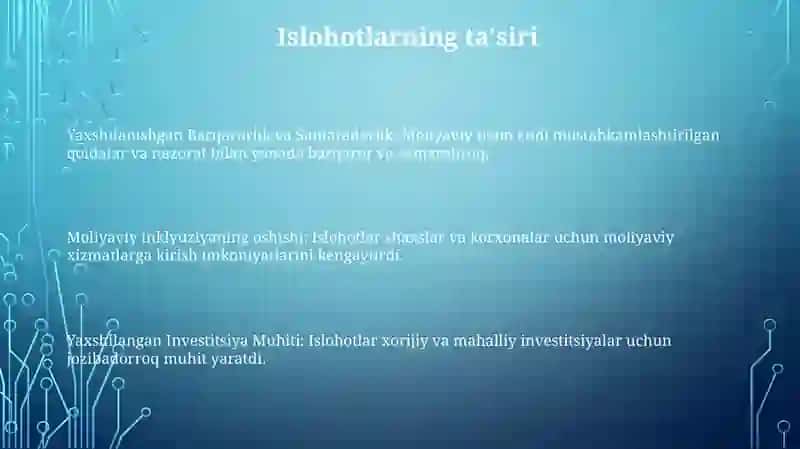 O'zbekiston Respublikasidagi Moliya tizimi islohotlari 3