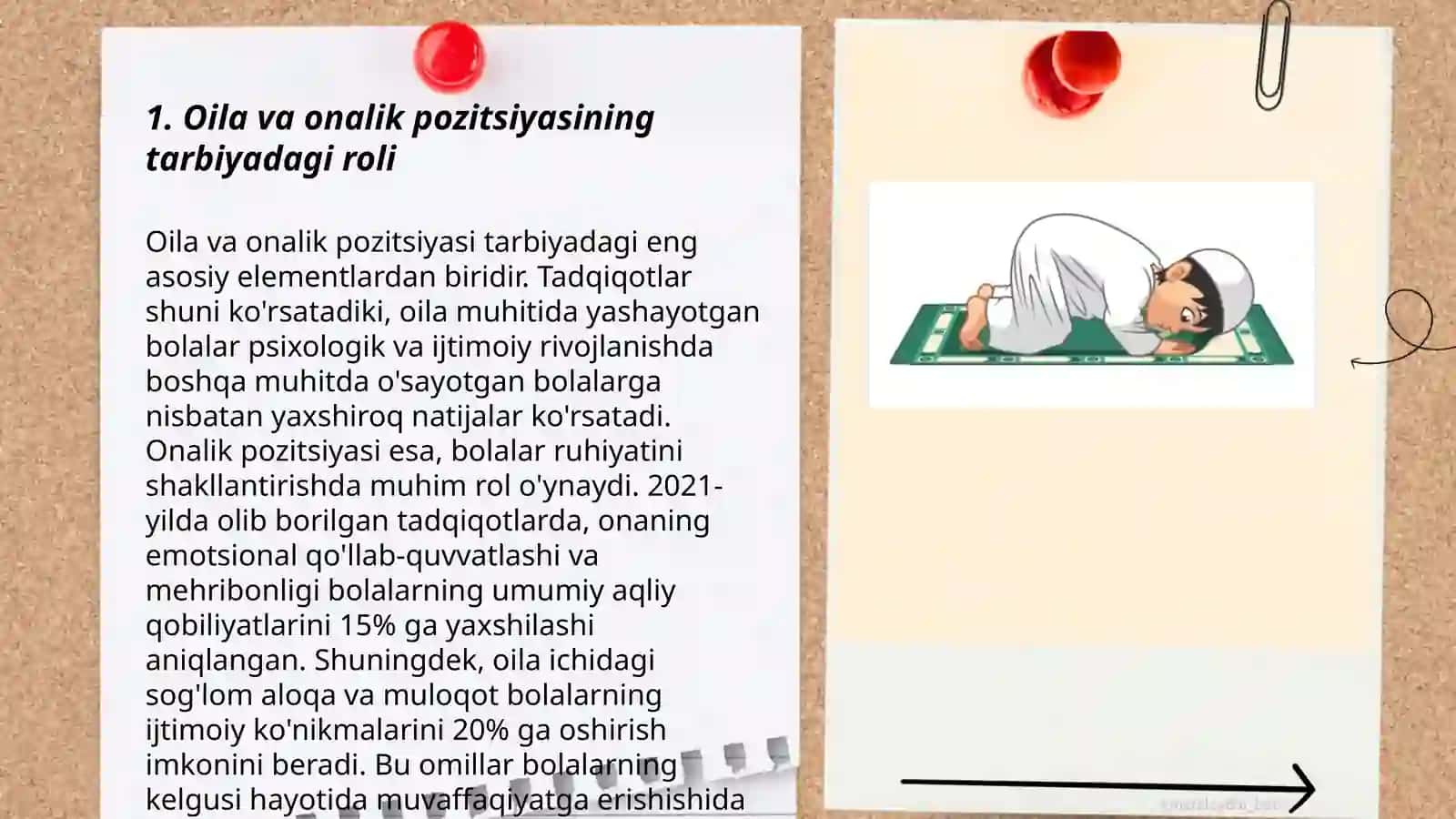 Oilada ota onalik pozitsiyasi tarbiya imkoniyatlarini omili sifatida 3