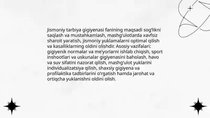 Jismoniy tarbiya gigiyenasi 3