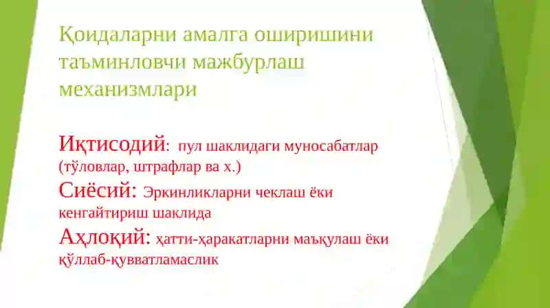 Институционал иқтисодиёт 2. Режали бозор институтлари 3