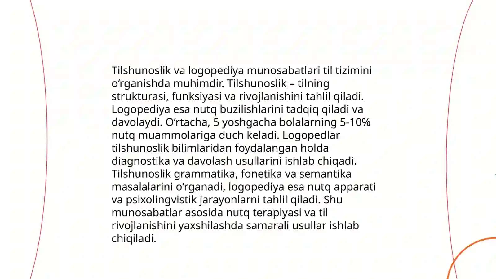 Tilshunoslikda logopediya va defektologiya bilan munosabati 3