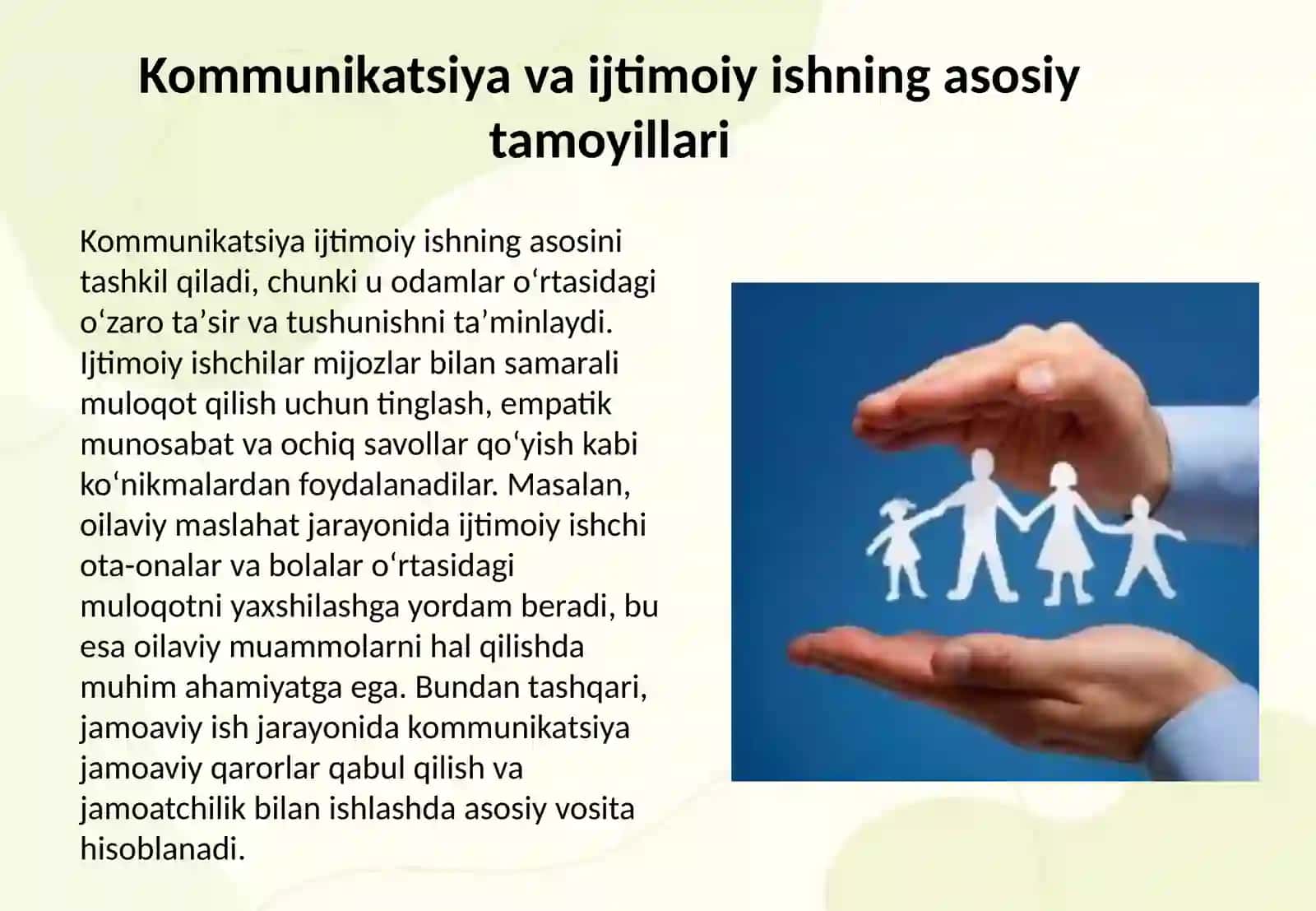 Ijtimoiy ish da kommunikativ 3