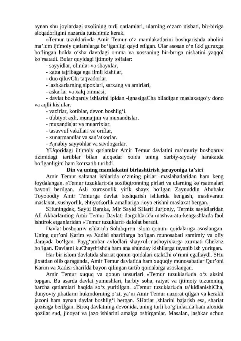Amir Temur Davlatining Tashkil Topishi 3