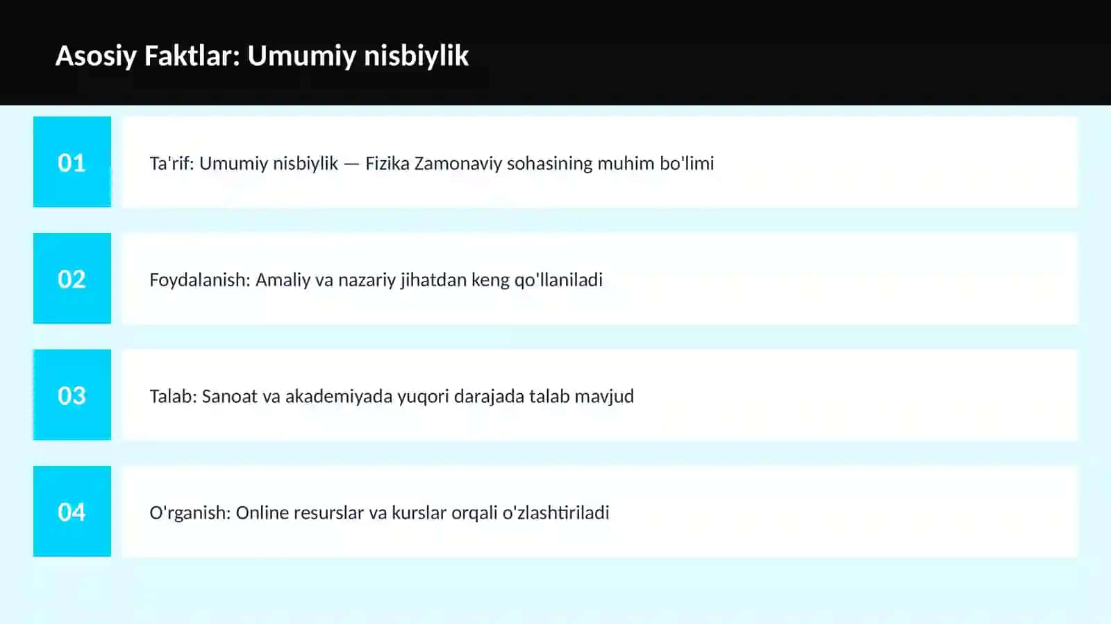 FAN | FIZIKA ZAMONAVIY 3