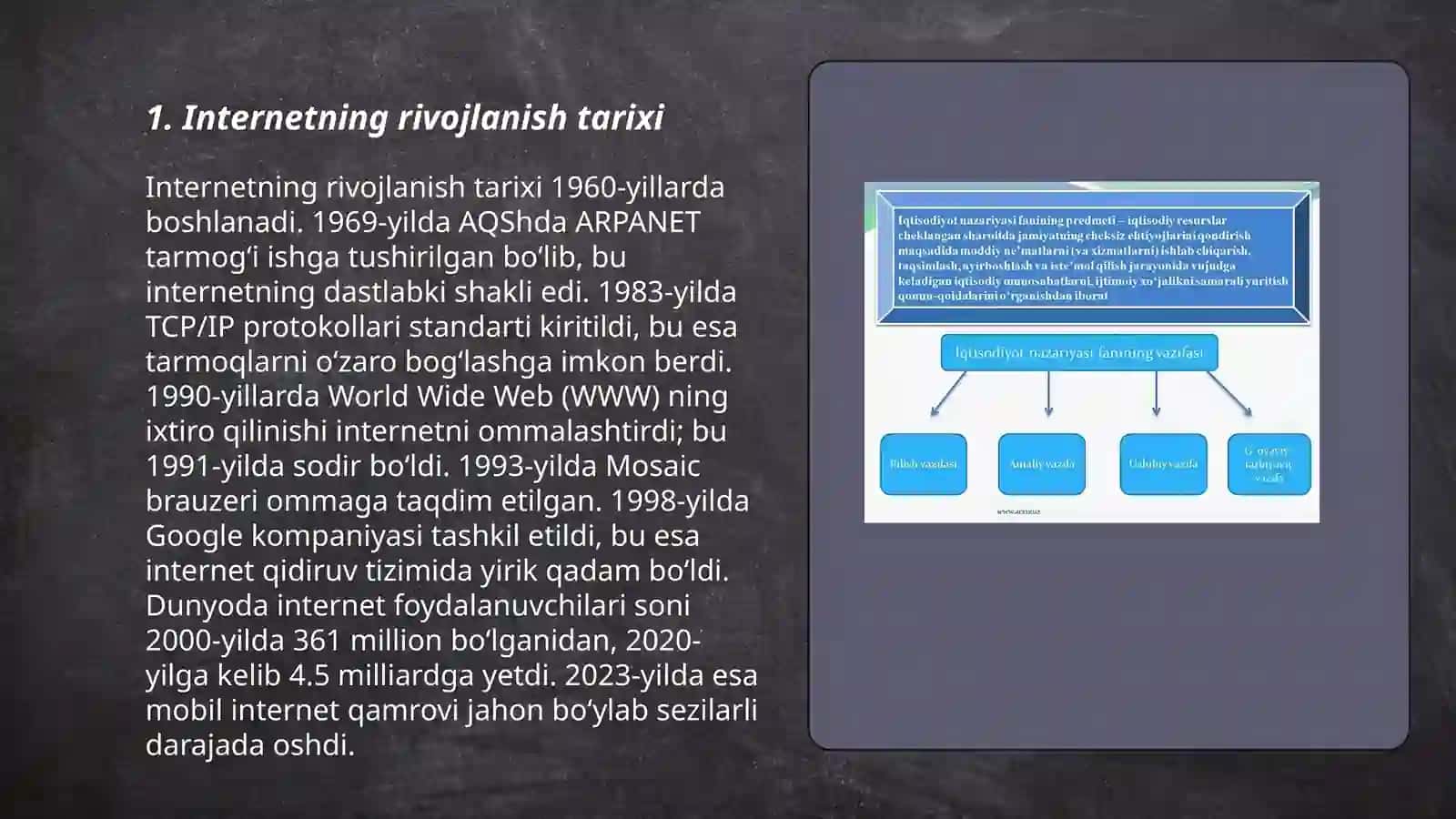 Internet va ommaviy axborot vositalari tushunchalarining mazmuni hamda ularni paydo bo'lish tarixi 3