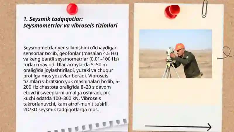 Muxandis geologik qidiruv ishlarida qoʻllaniladigan zamonaviy texnik vositalar 3