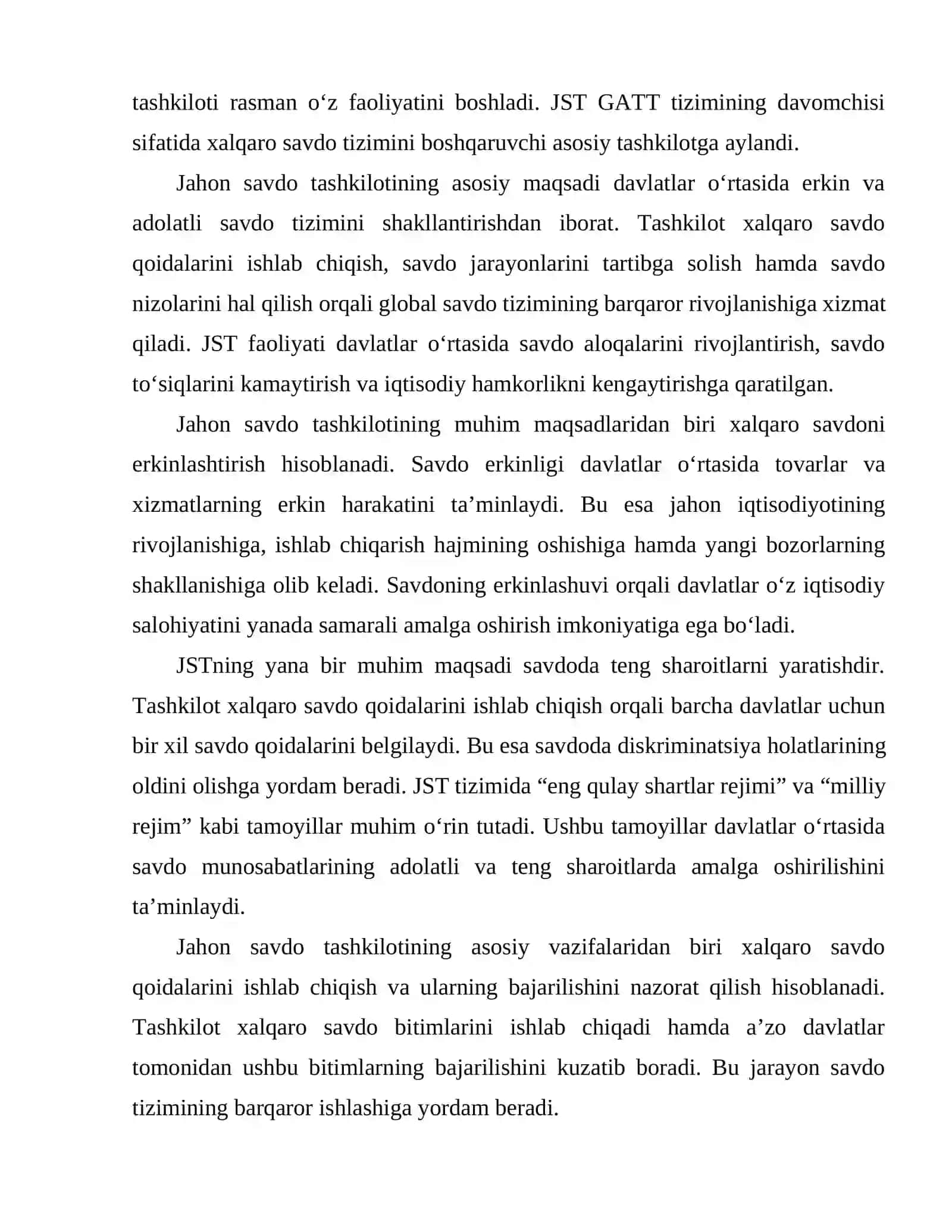 Jahon savdo tashkilotiga aʼzo boʻlishninng xalqaro tajribasi 3