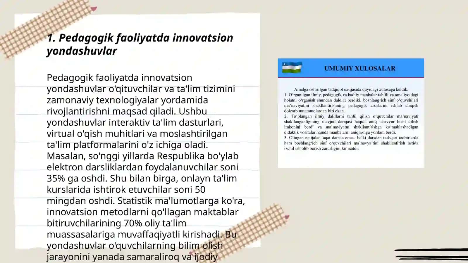 Pedagogik faoliyatni ilmiy tashkil etish 3