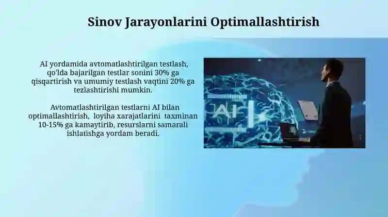 AI yordamida avtomatlashtirilgan dasturiy sinovlar 3