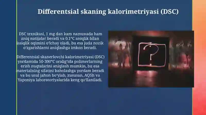 Termik taxlil oʻtkazish uskunasi va uslubyati 3