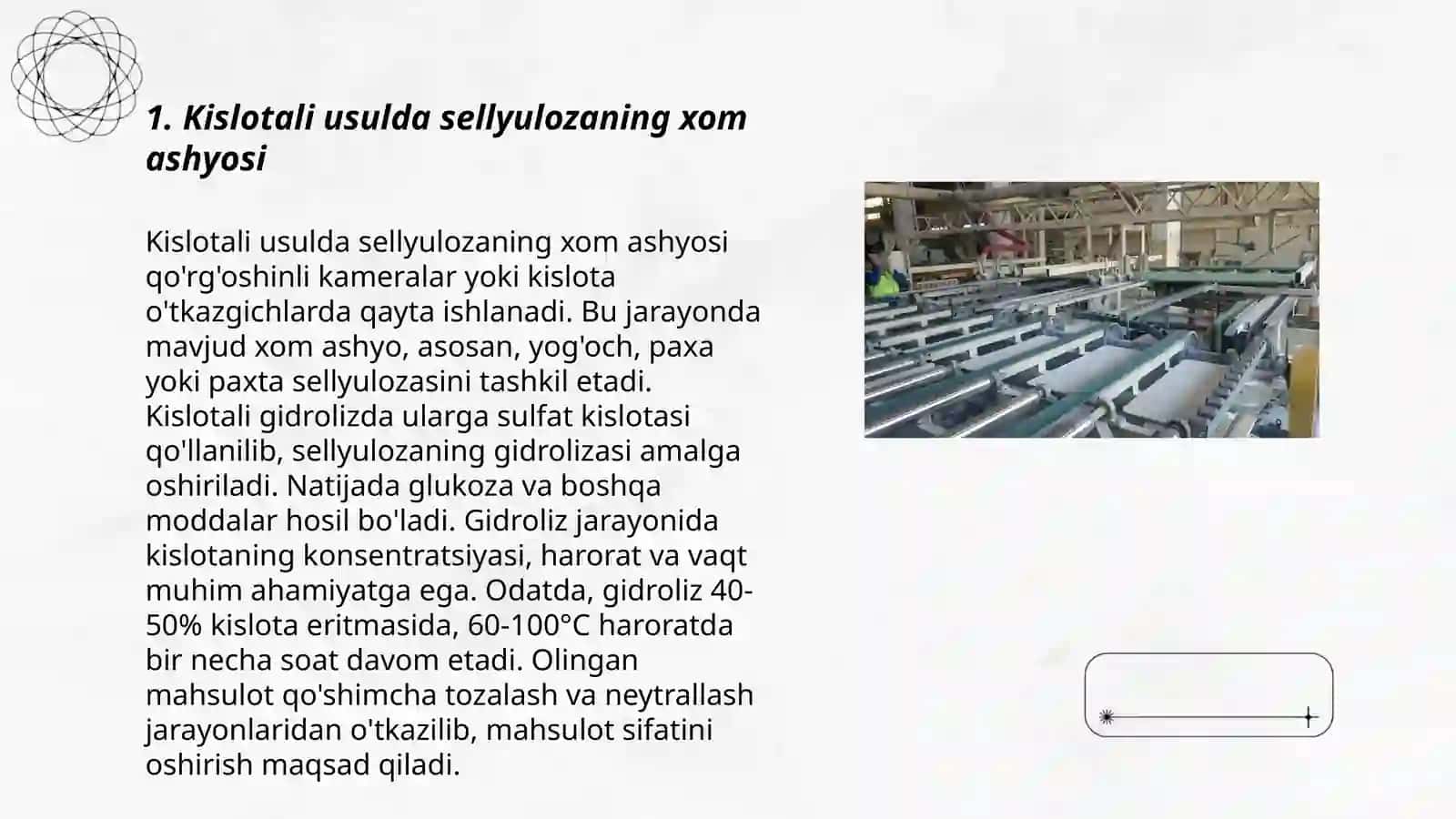 Kislotali usulda sellyuloza ishlab chiqarish texnologiyasi 3