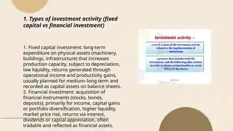 Investment Activity 3