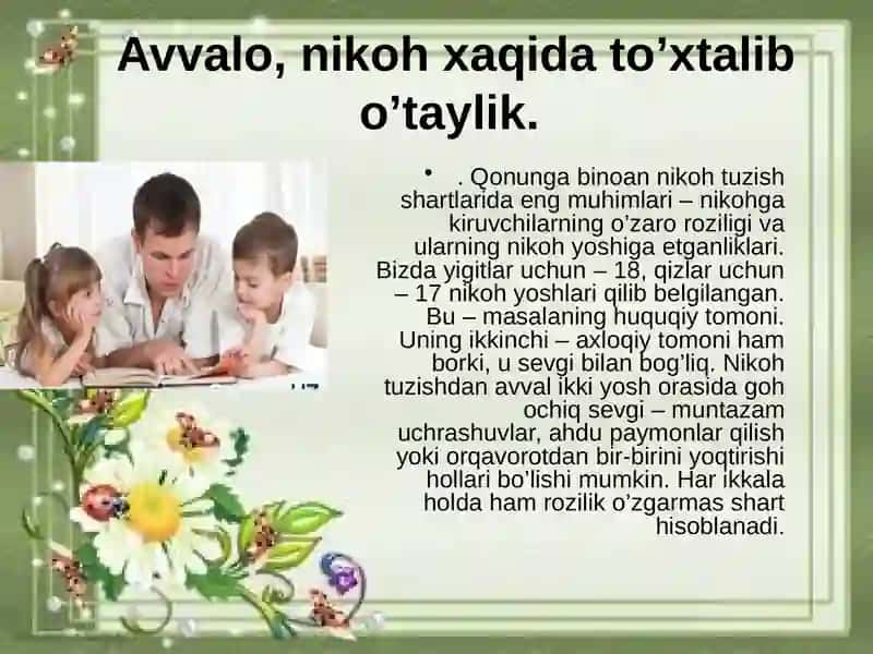 Bugungikunda ayollar huquqlarini himoya qiluvchi me'yoriy hujjatlar 3