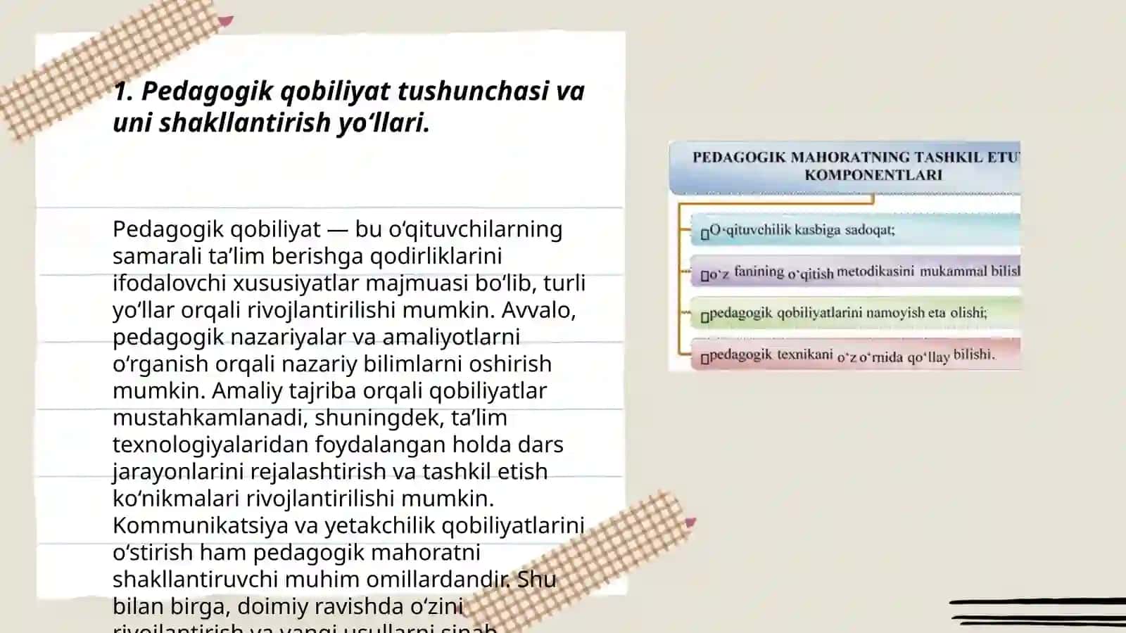 Pedagogik qobilyatni shakllantirish yoʻllari 3