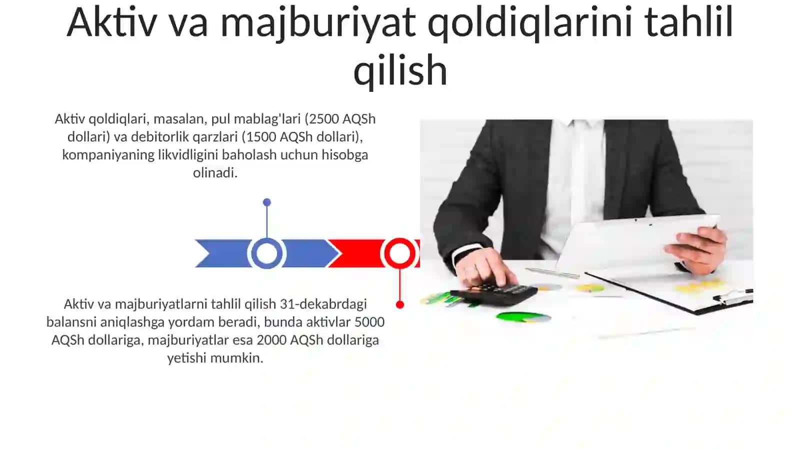 Aktiv va passiv schyotlardagi qoldiqlari aniqlash 3