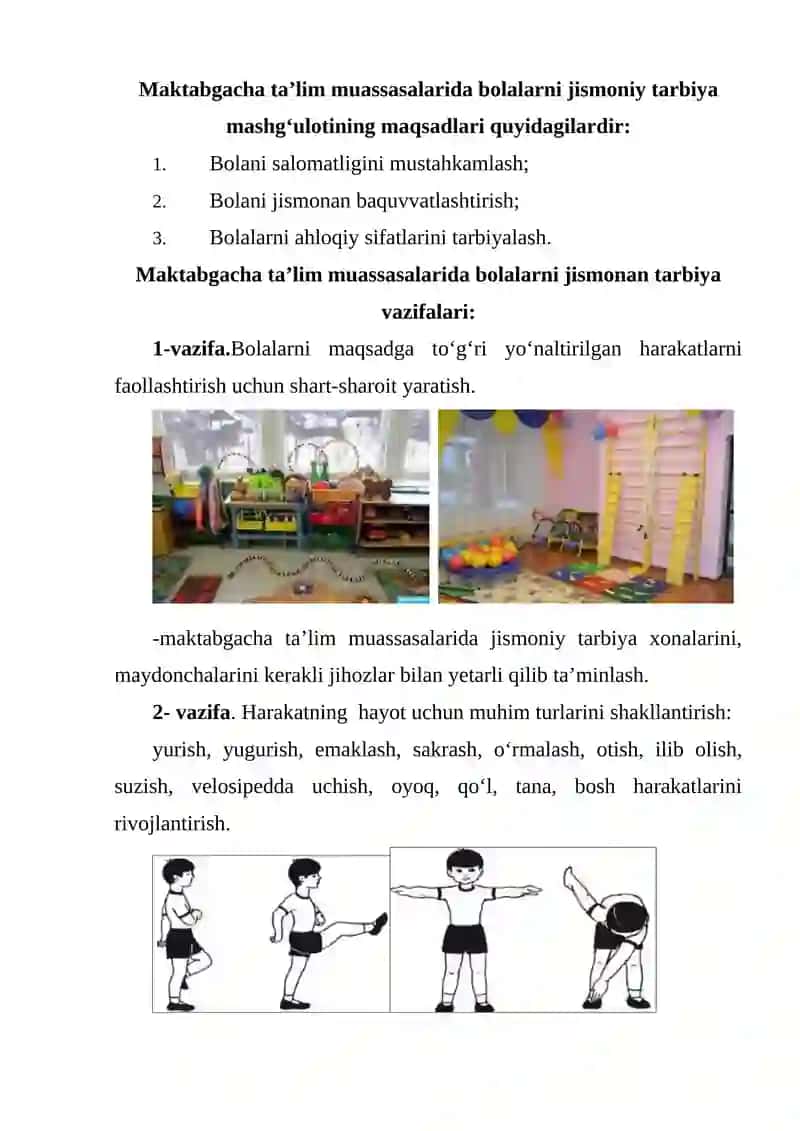 Jismoniy tarbiya mashg‘ulotlarining tuzilishi va mazmuni. 3