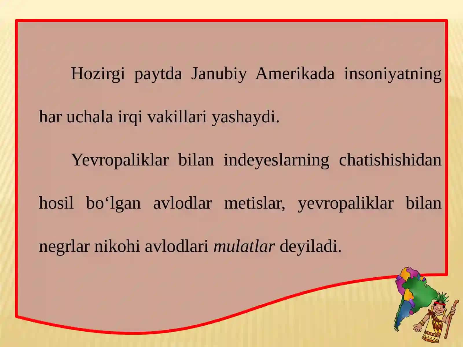 Janubiy Amerika Aholisi 3