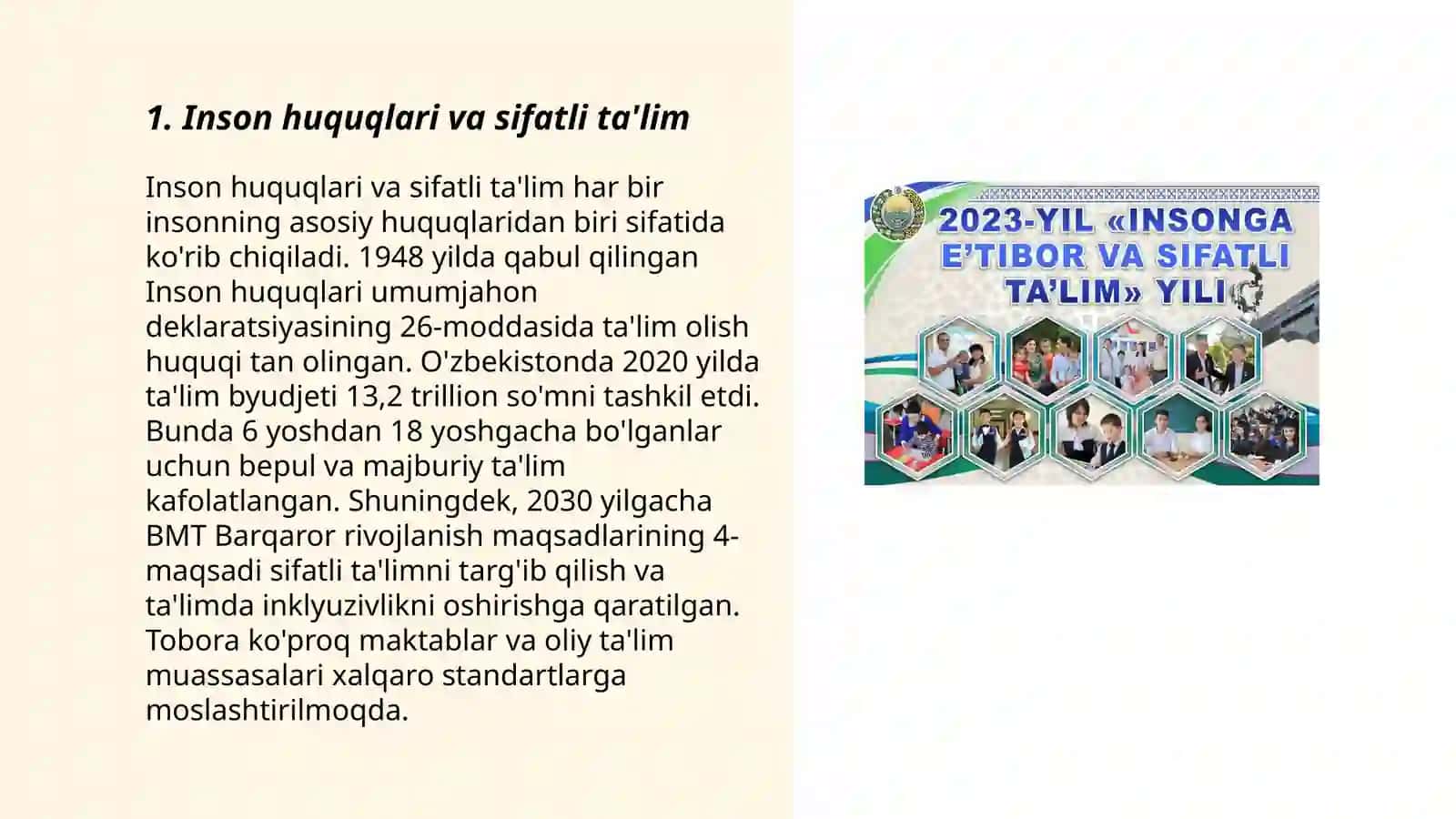 2023 yil "insonga etibor va sifatli ta'lim" yili 3