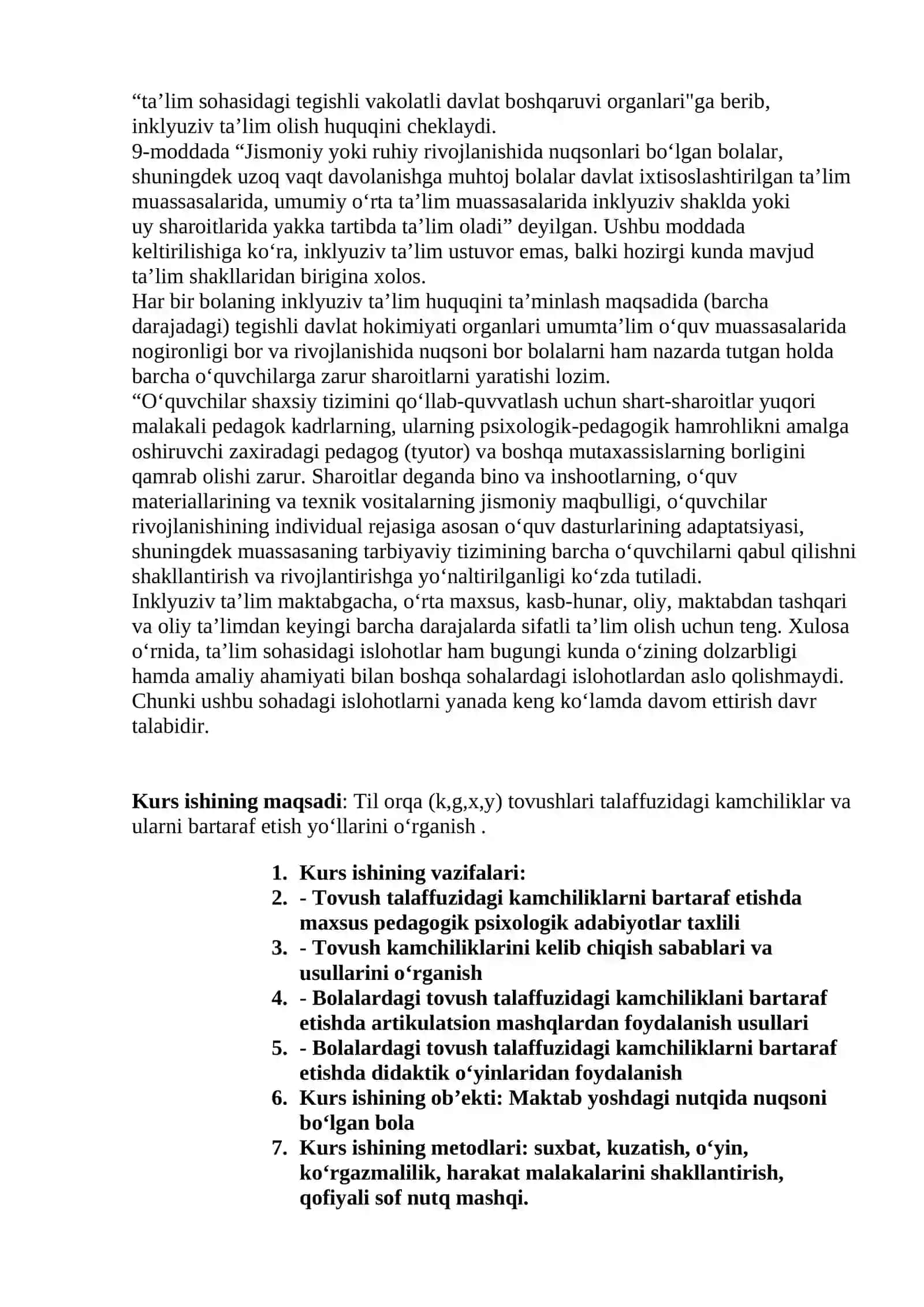 TIL ORQA (K) TOVUSHLARI TALAFFUZIDAGI KAMCHILIKLAR VA ULARNI BARTARAF ETISH YO‘LLARI 3