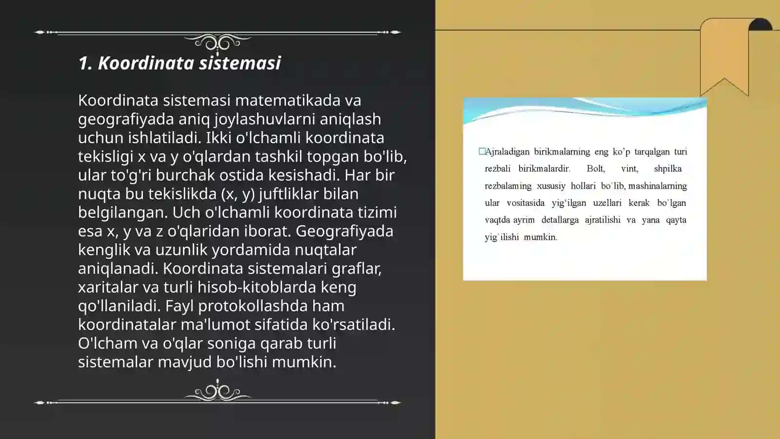 Aralash funksiyali birikmalar 3