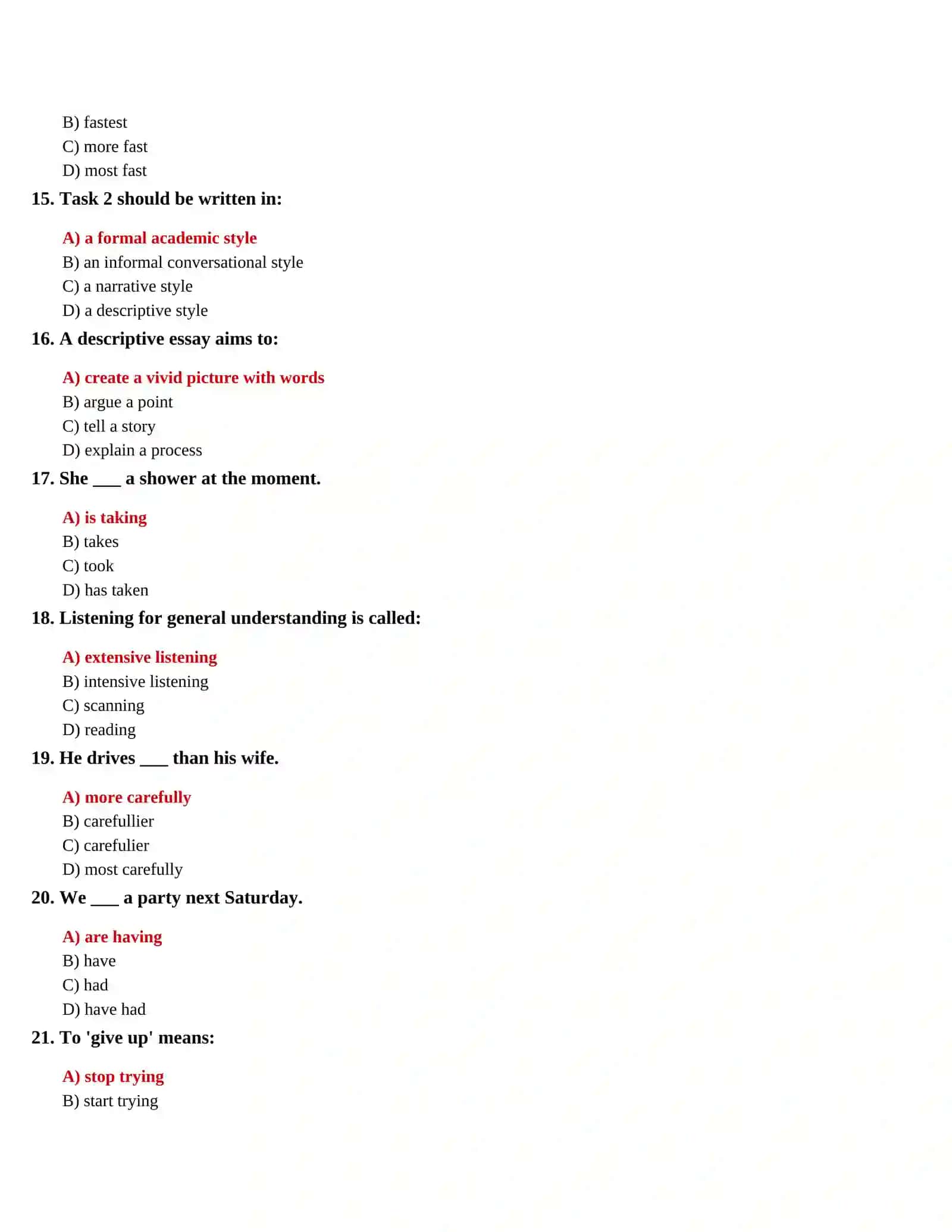 INGLIZ TILI TESTLARI (IELTS GA TAYYORLANUVCHILAR UCHUN) 500 ta 3
