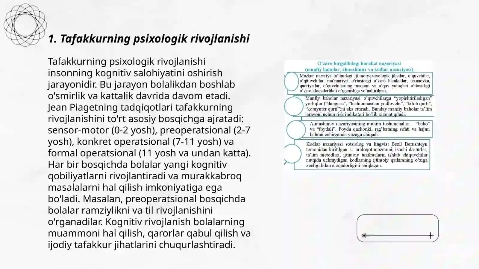 Tafakkur borasidagi psixologik nazariyalar 3