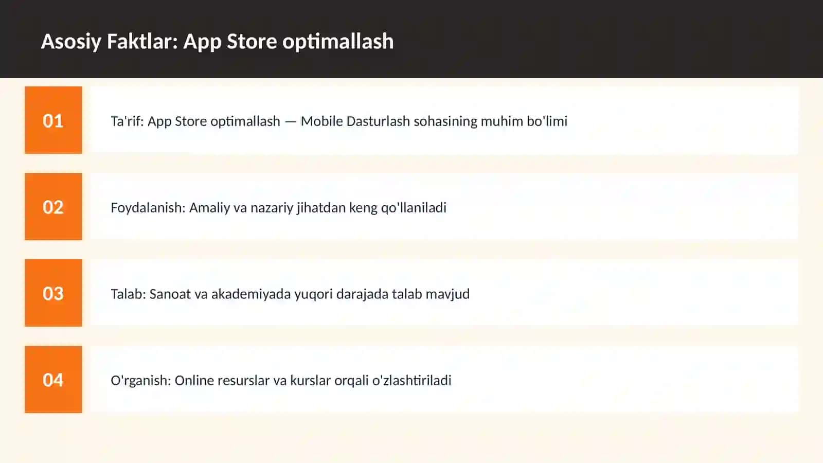 App Store optimallash 3