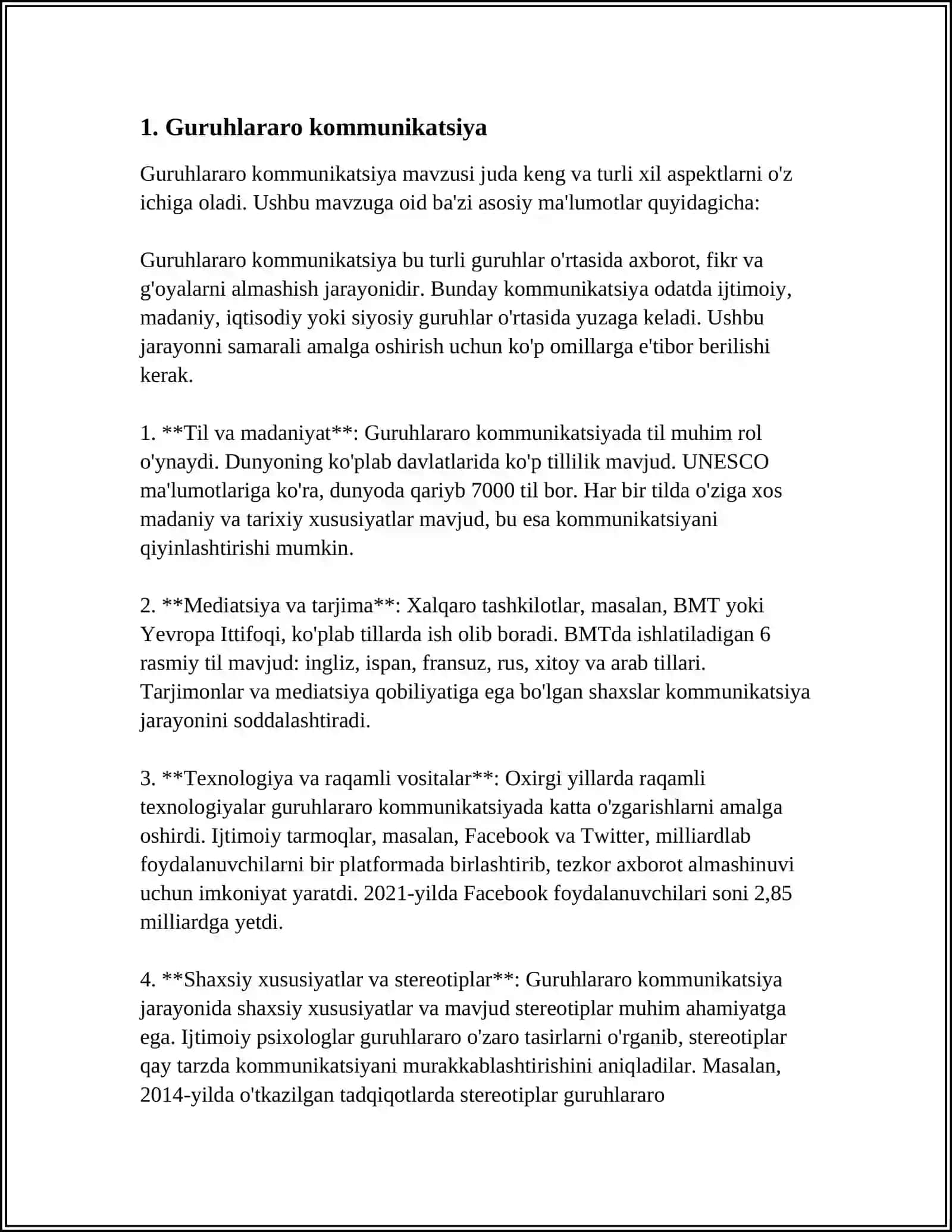 Guruhlararo kommunikatsiya 3