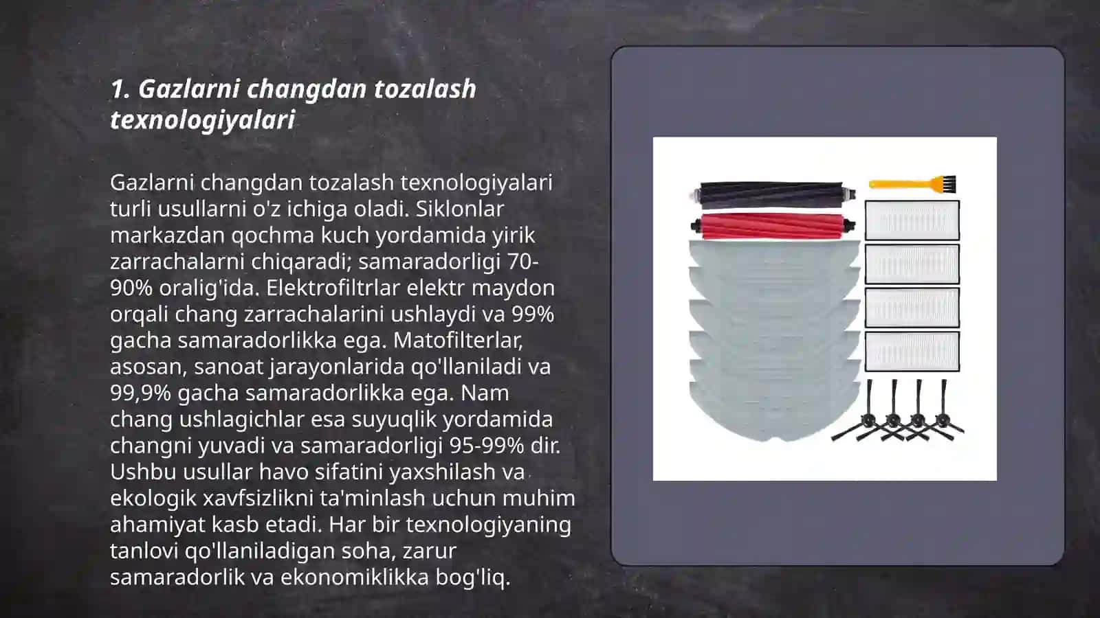 Gazlarni changdan tozalash texnologiyalari 3
