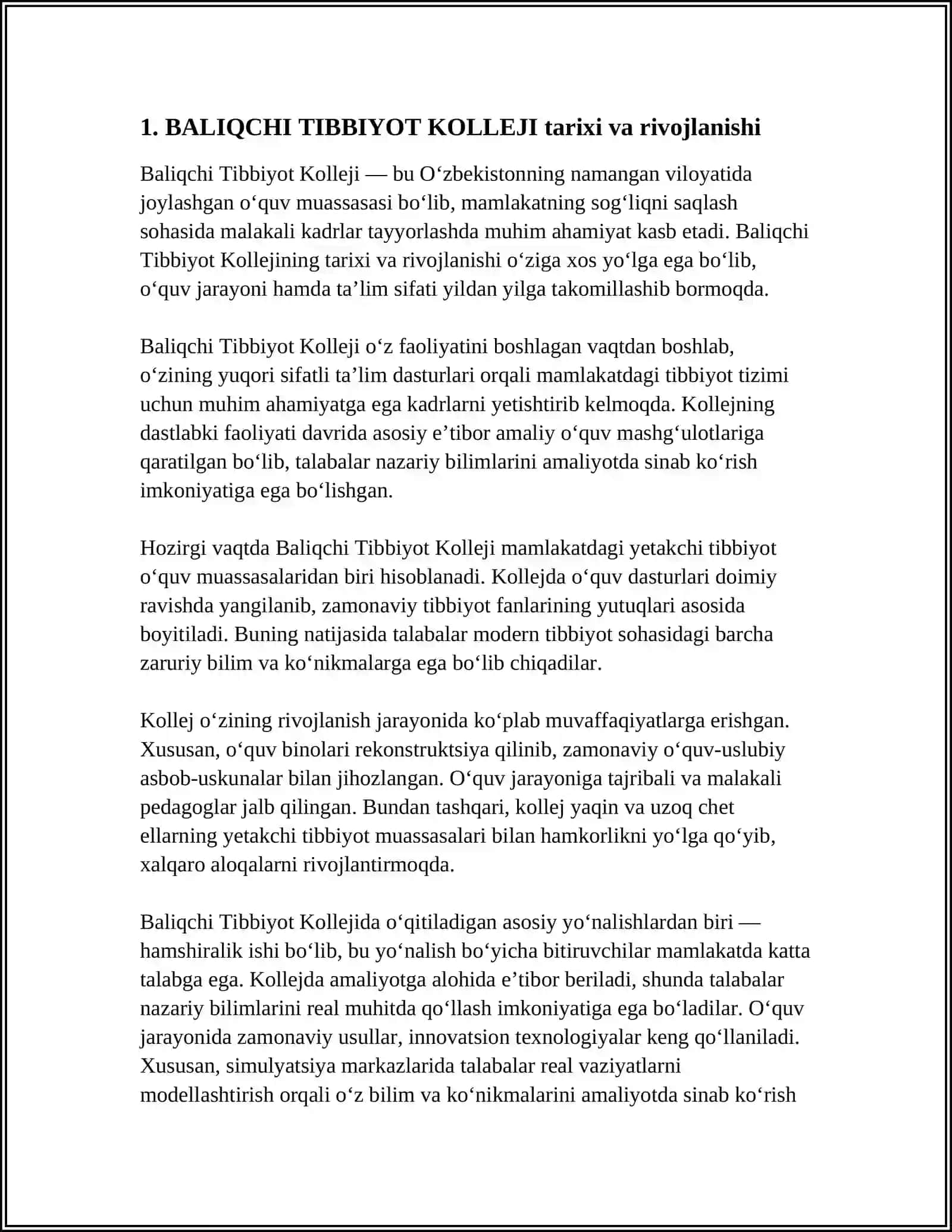 BALIQCHI TIBBIYOT KOLLEJI 3