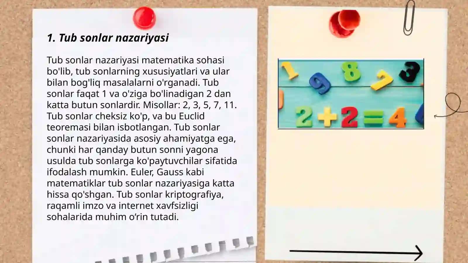 Tub va murakkab sonlar 3