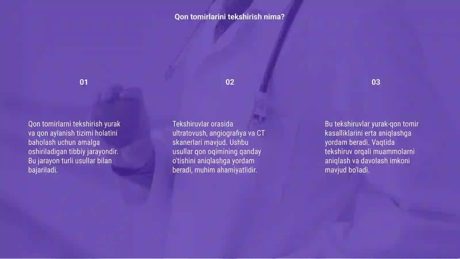 Qon tomirlarini tekshrish 3