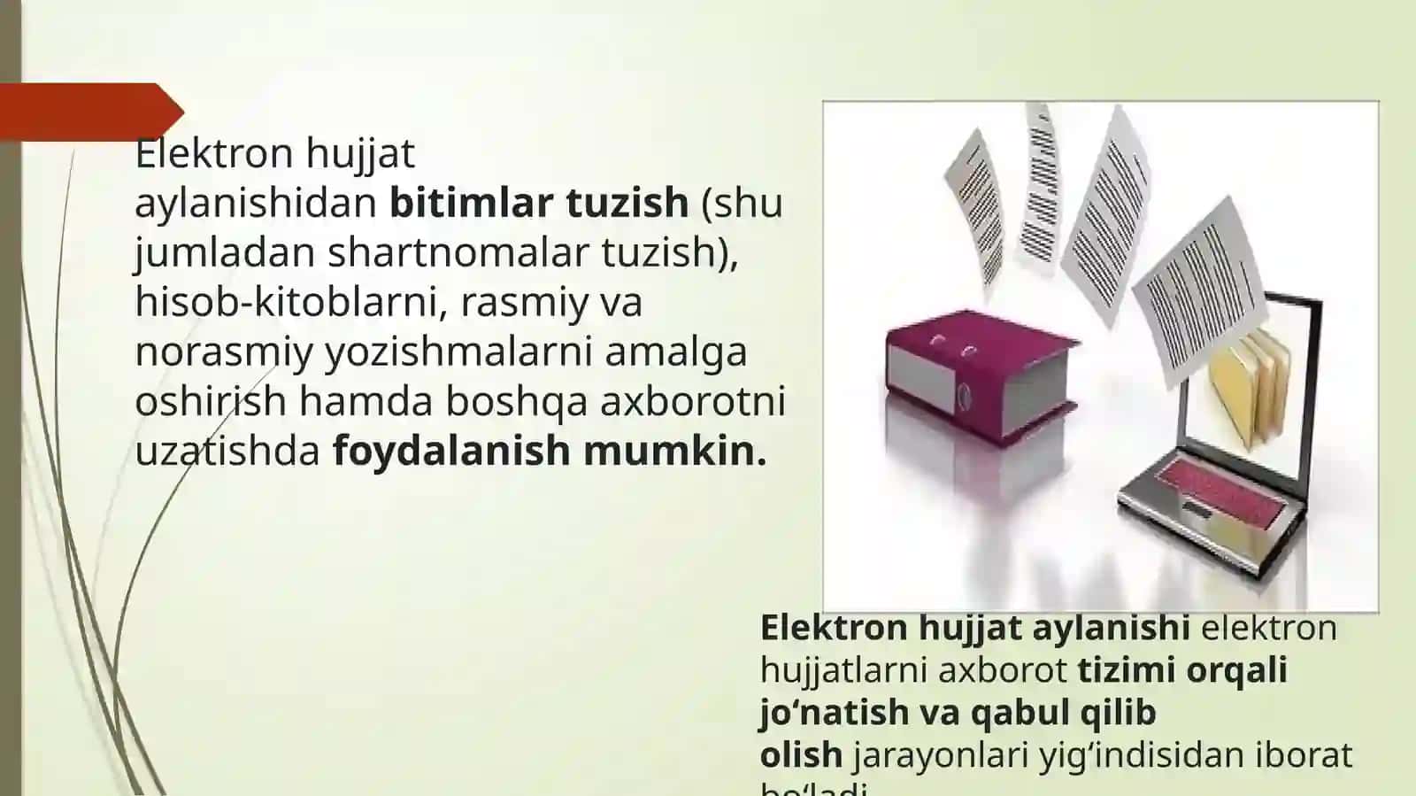 Elektron hujjat aylanishi 3