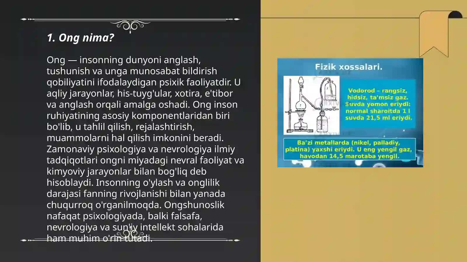 Ong haqida tushuncha va uning xossalari 3