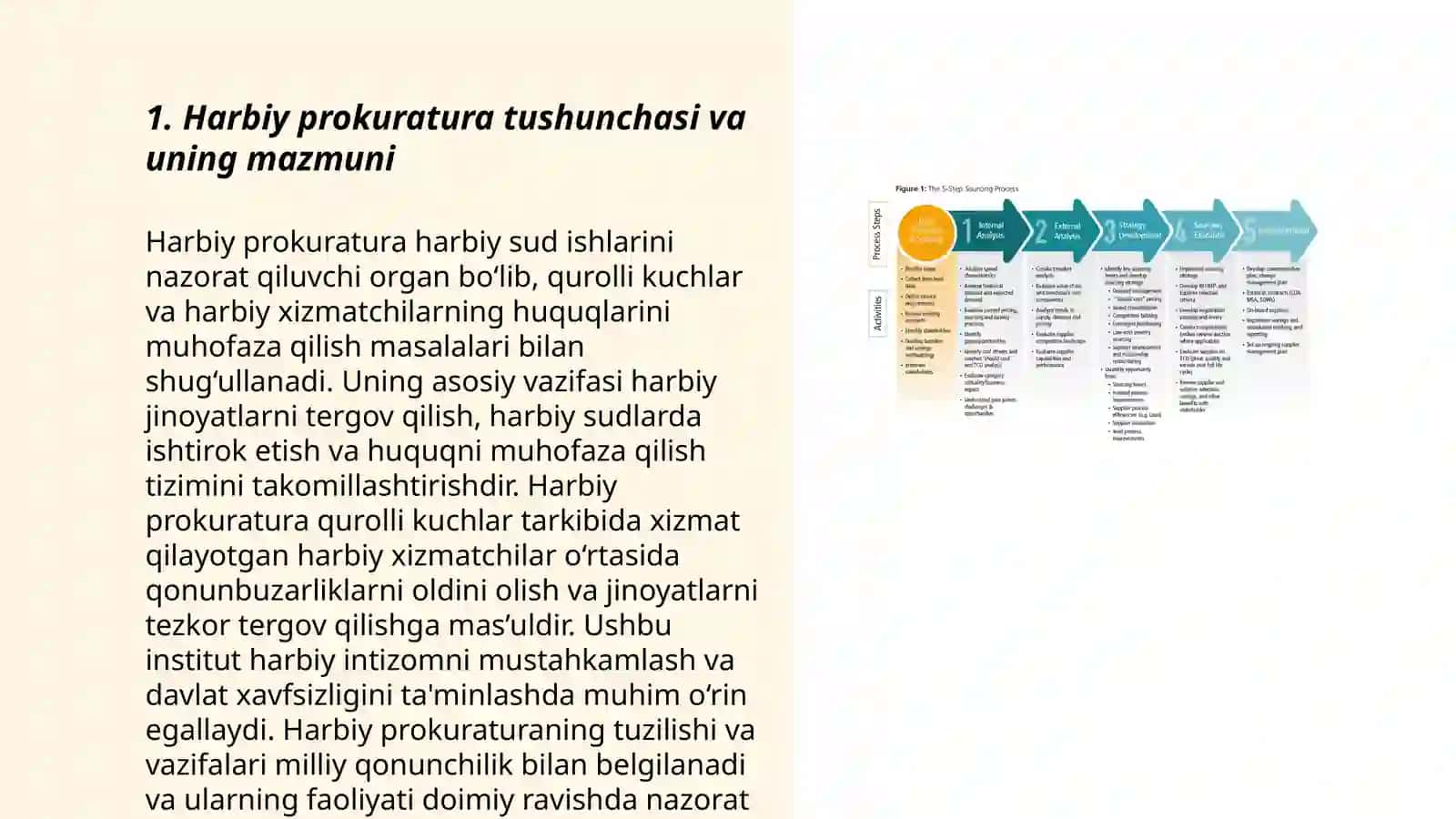 Harbiy prokratura faoliyatini tashkil etish, vazifalari 3