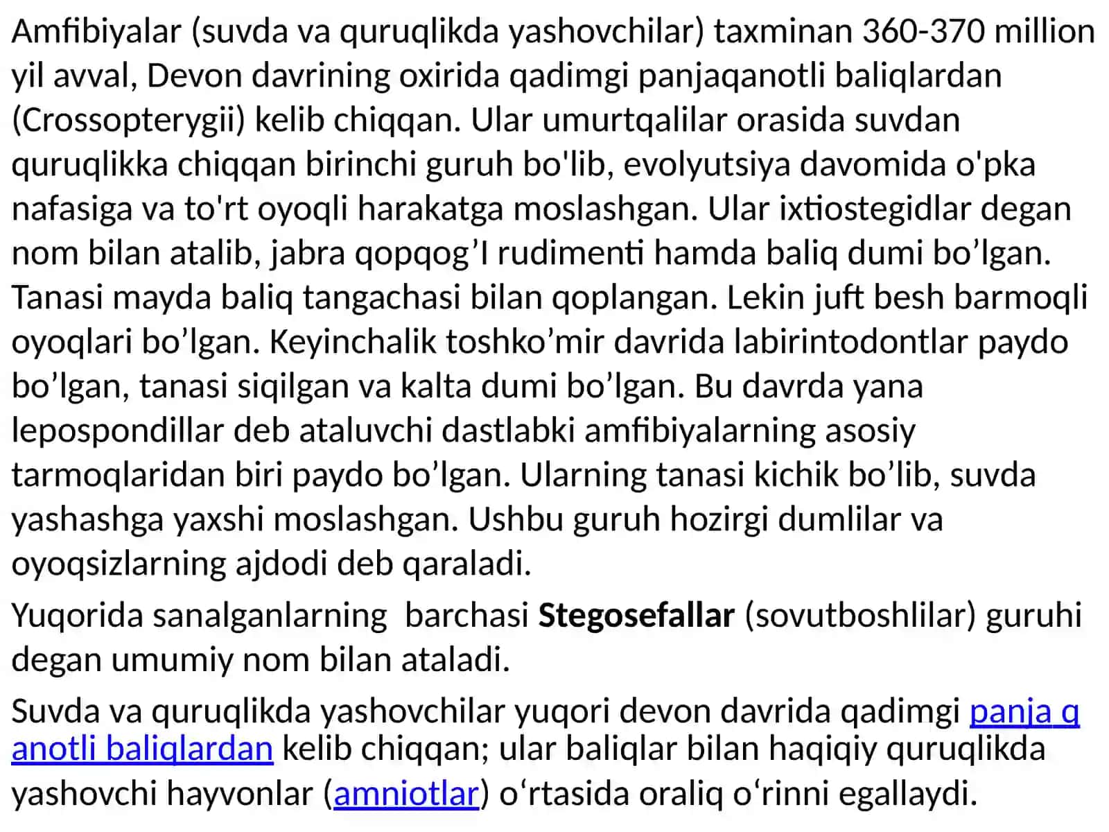 Amfibiyalarning kelib chiqishi va sistematikasi 3