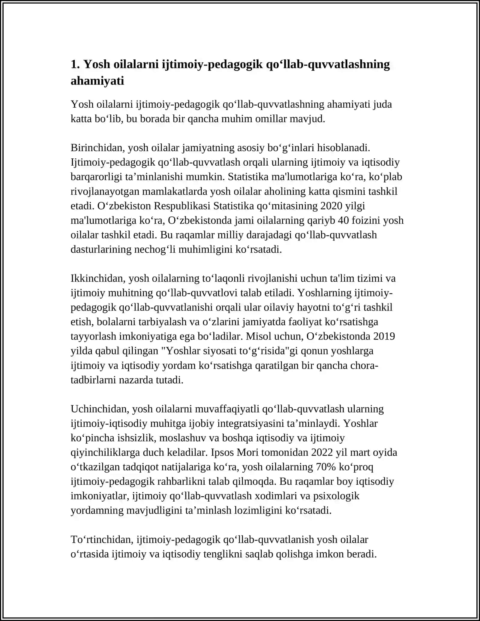 YOSH OILALARNI IJTIMOIY-PEDAGOGIK QO‘LLAB-QUVVATLASH 3
