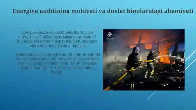 Jamoat binolarida energoaudit Binoning energetik pasportizatsiyalash 3