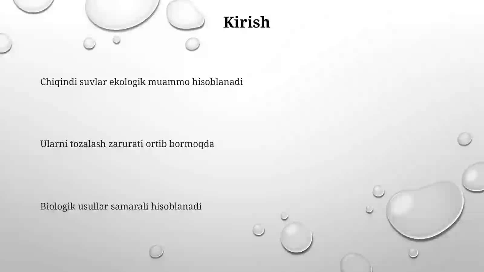 Chiqindi suvlarni mikroorganizmlar yordamida tozalash 3