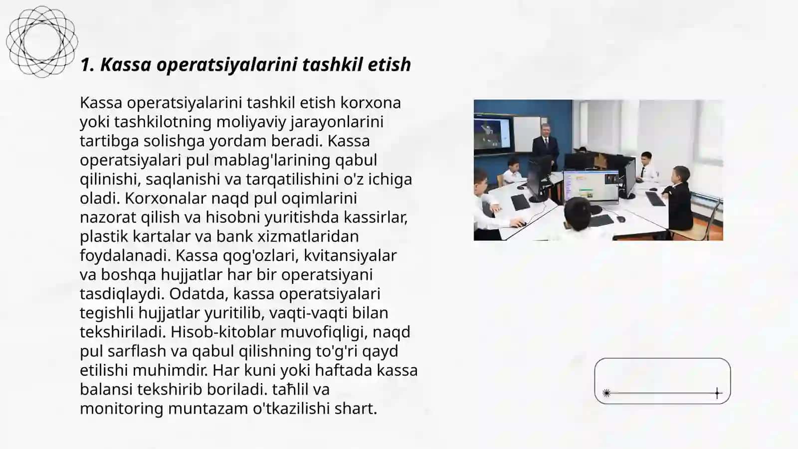 Kassa jarayonlari 3